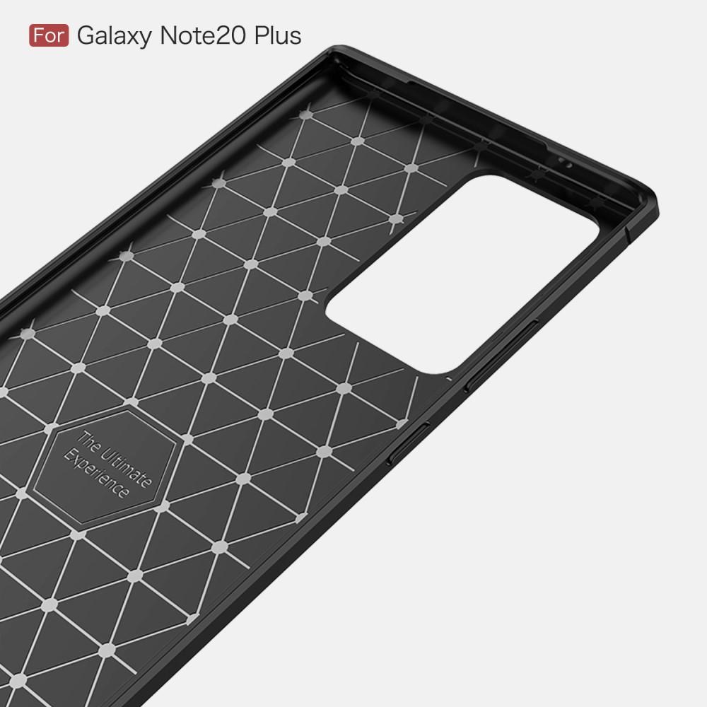 Samsung Galaxy Note 20 Ultra Kuori TPU Brushed Musta