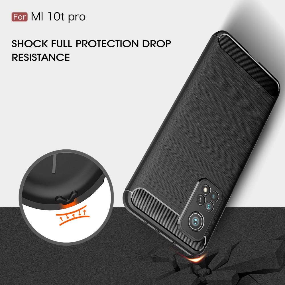 Xiaomi Mi 10T/10T Pro Kuori TPU Brushed Musta