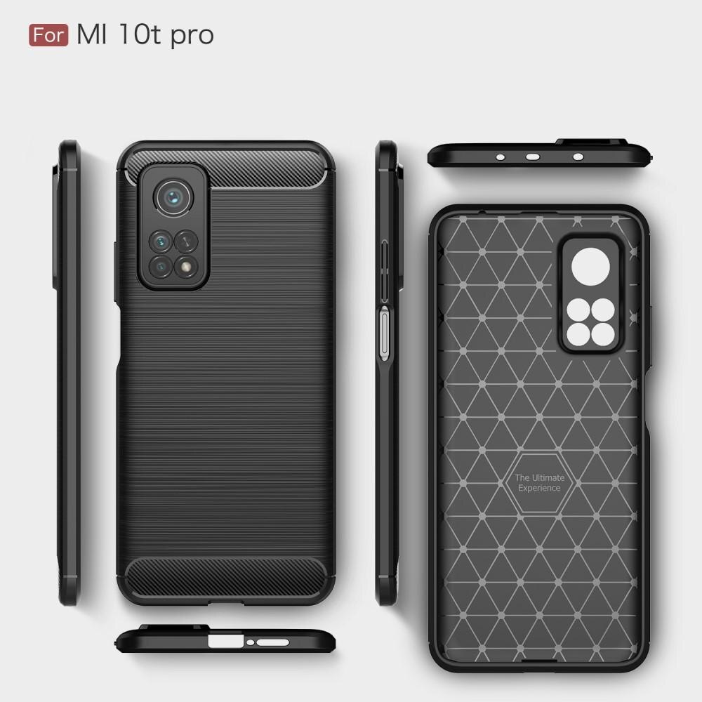Xiaomi Mi 10T/10T Pro Kuori TPU Brushed Musta