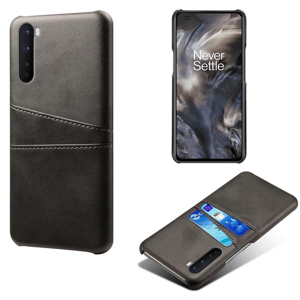 Card Slots Case  OnePlus Nord Musta