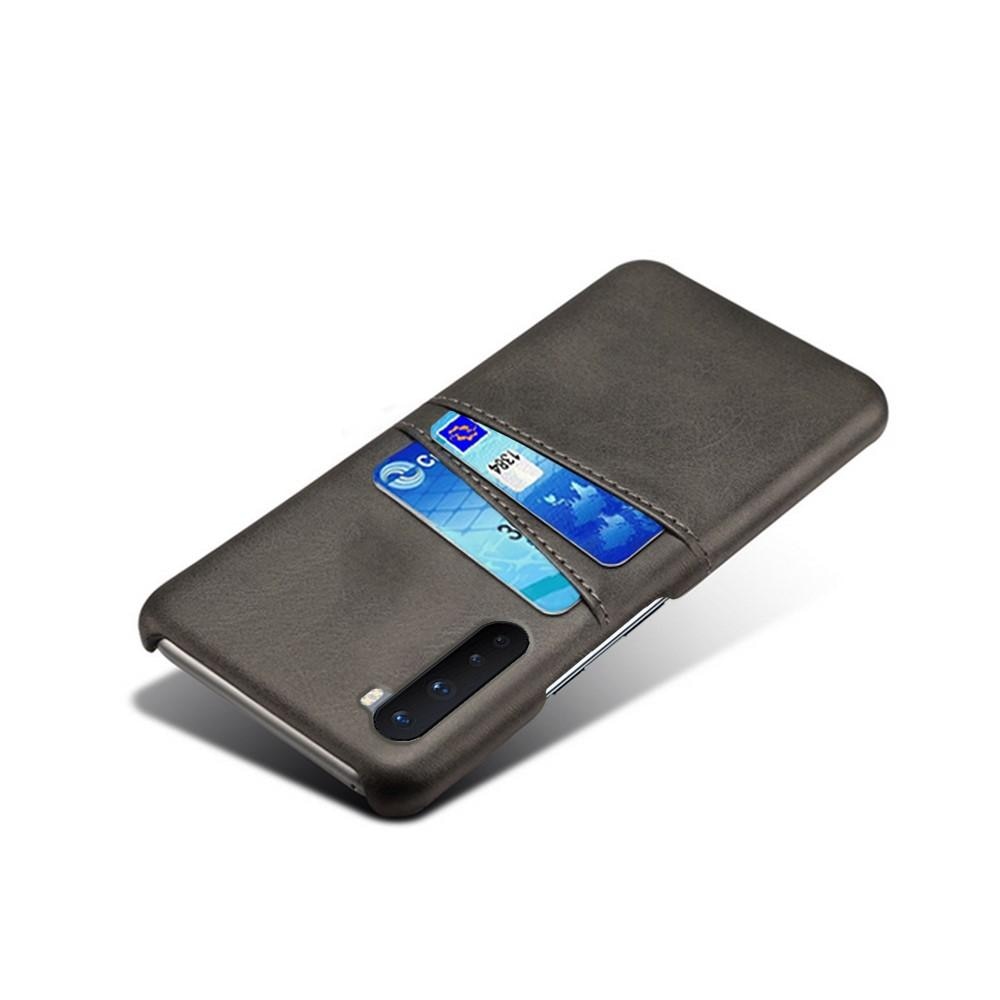 Card Slots Case  OnePlus Nord Musta