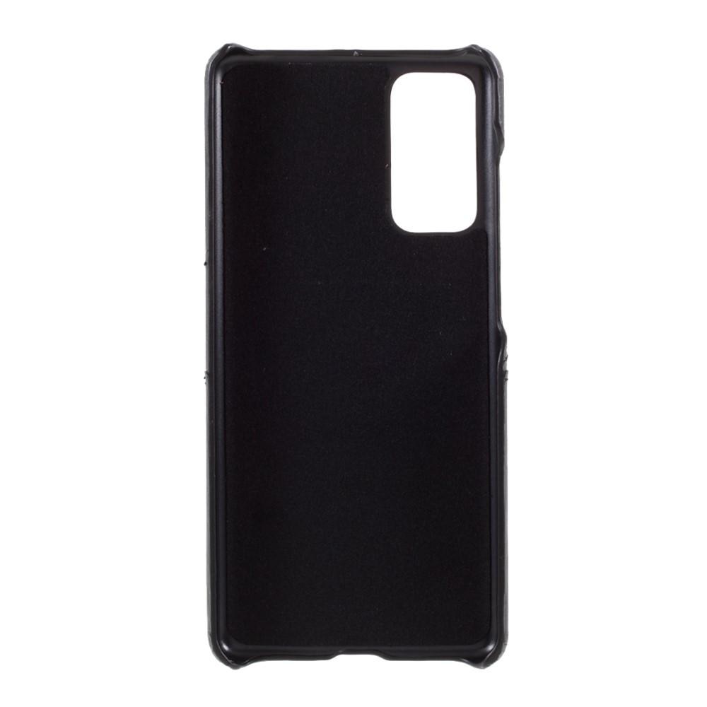 Card Slots Case Samsung Galaxy S20 FE musta