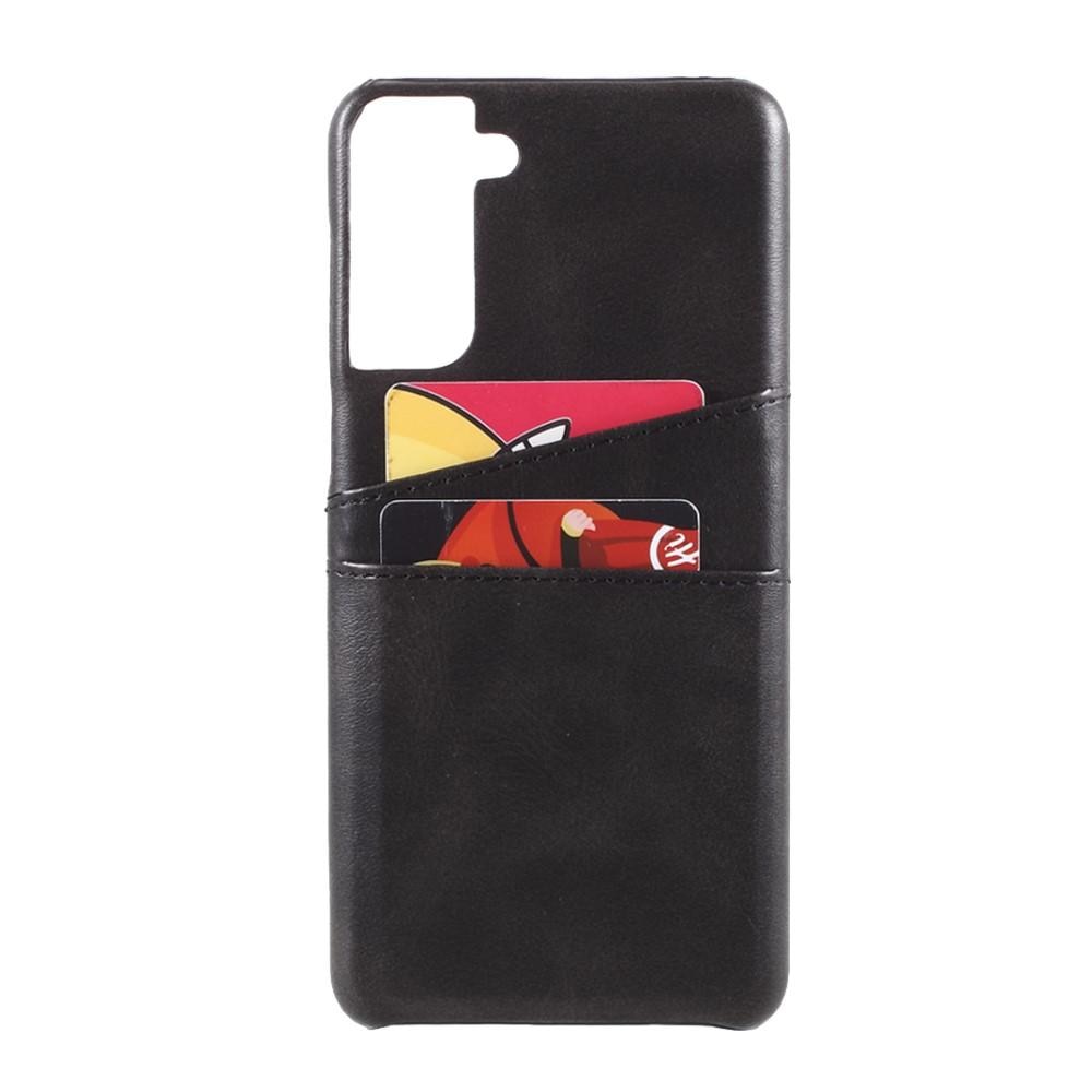 Card Slots Case Samsung Galaxy S21 musta