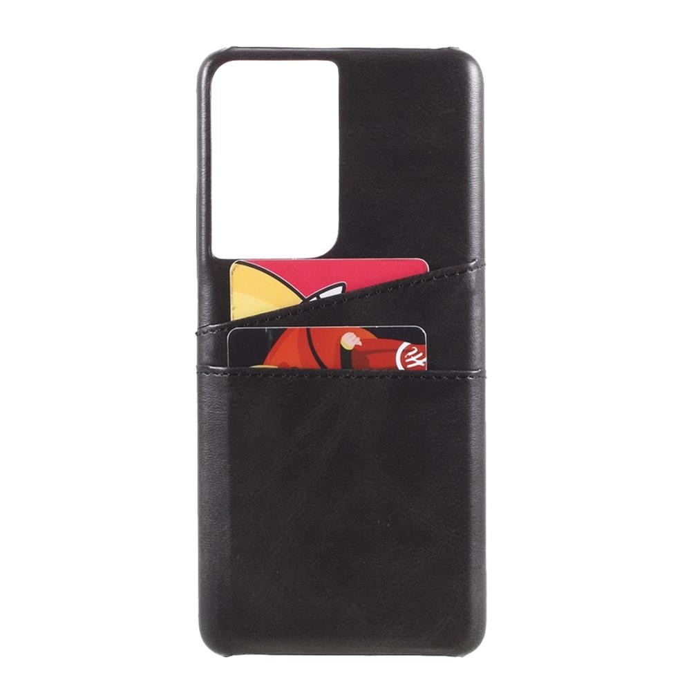 Card Slots Case Samsung Galaxy S21 Ultra musta