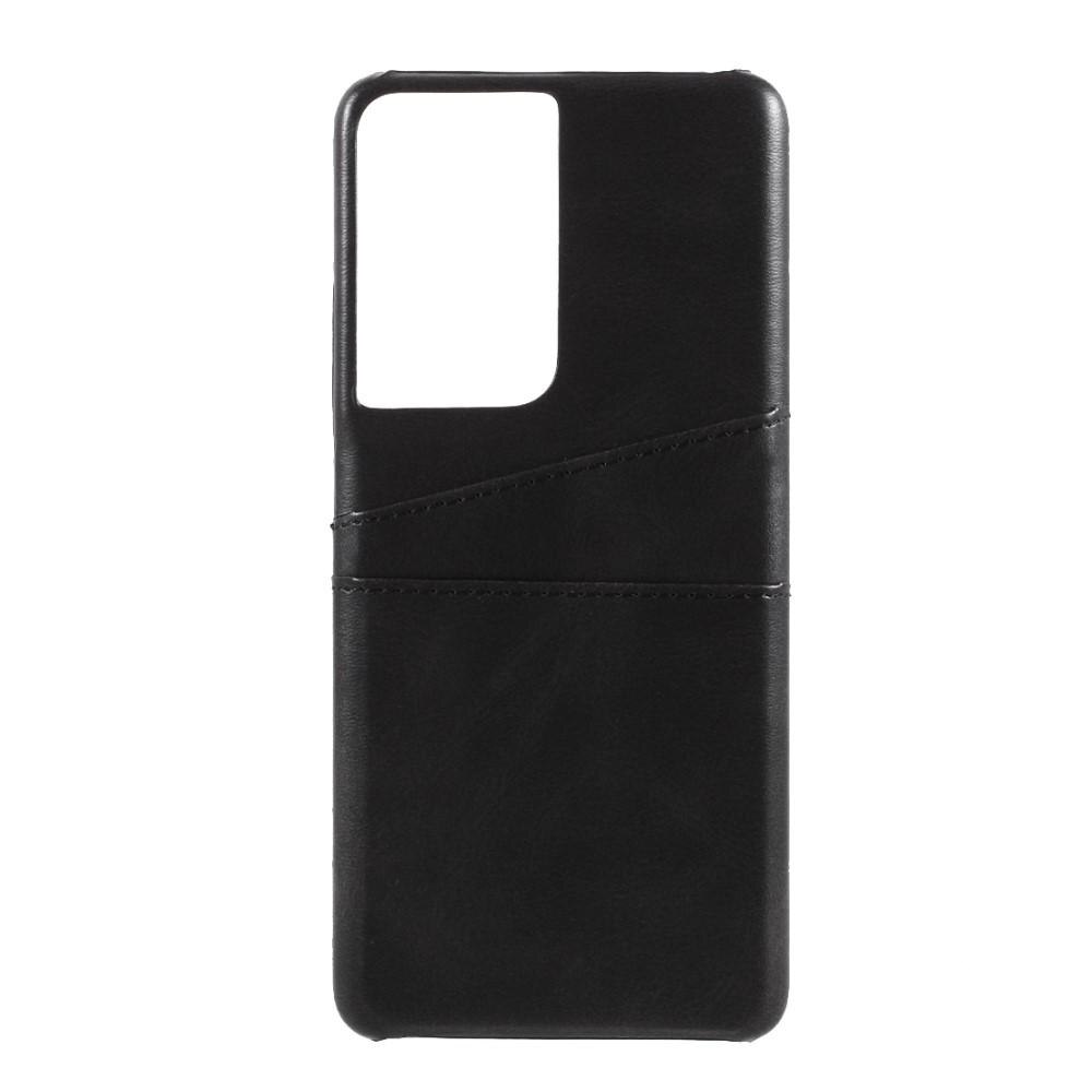 Card Slots Case Samsung Galaxy S21 Ultra Musta