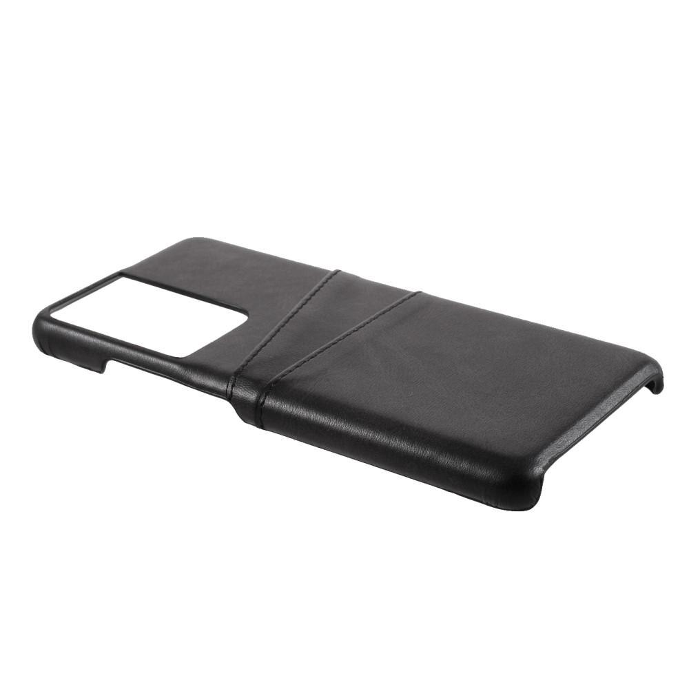 Card Slots Case Samsung Galaxy S21 Ultra musta