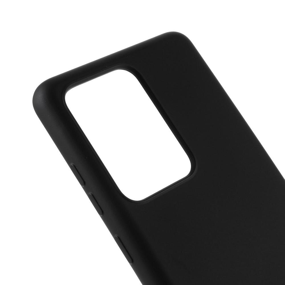 Liquid Silicone Case Samsung Galaxy S20 Ultra Black