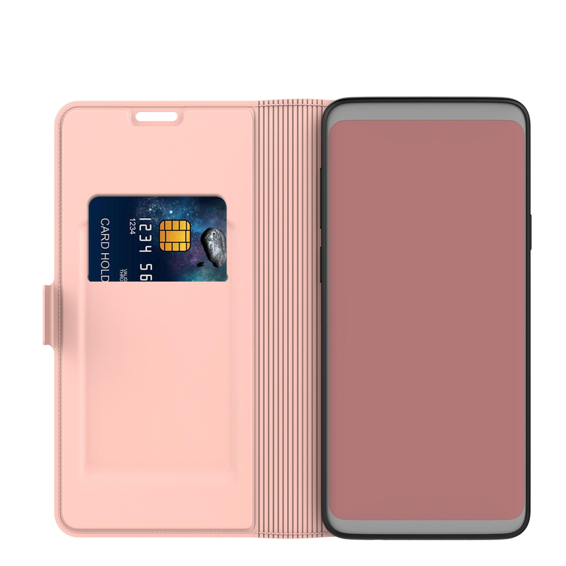 Slim Card Wallet Galaxy S21 Plus ruusukulta