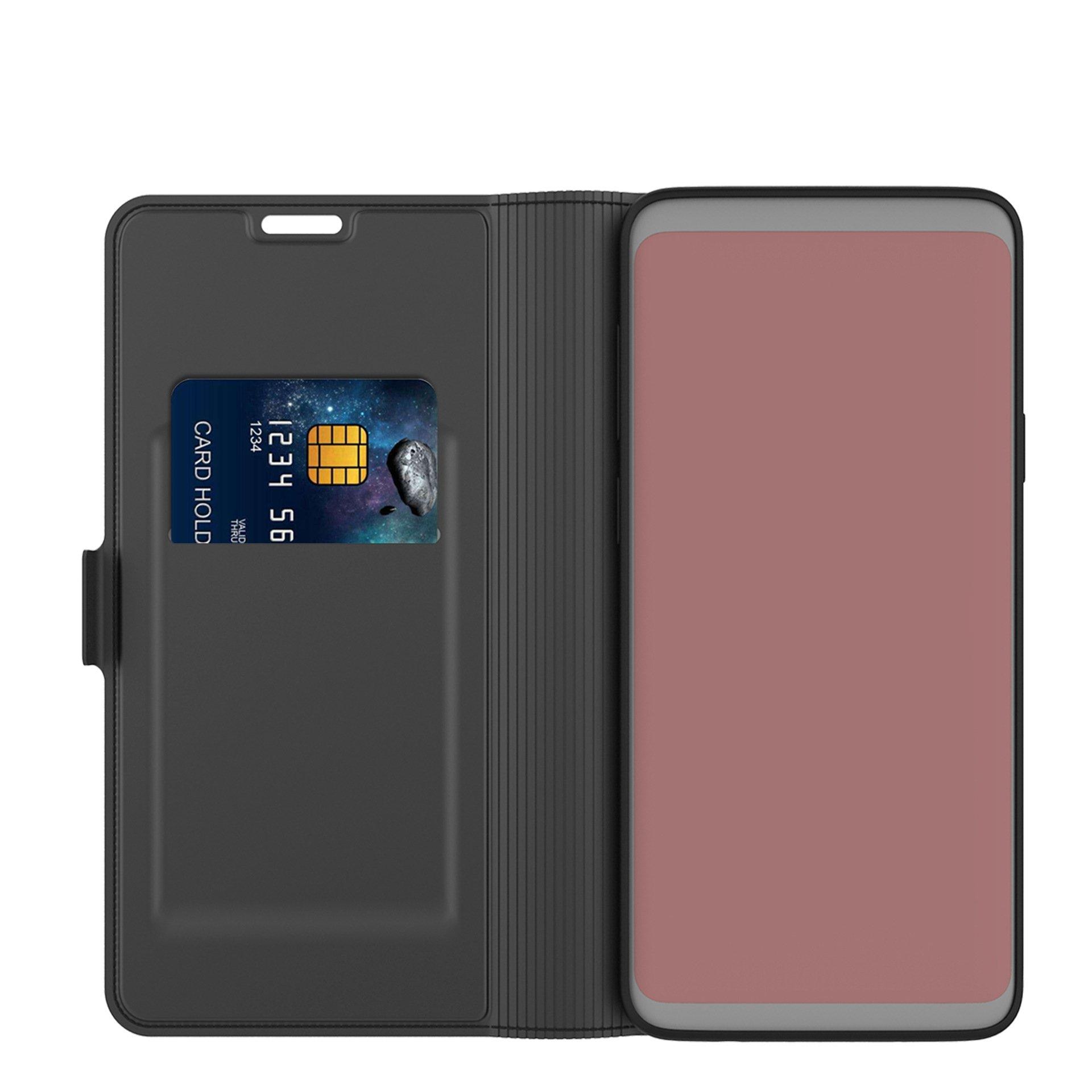 Slim Card Wallet Galaxy S21 musta