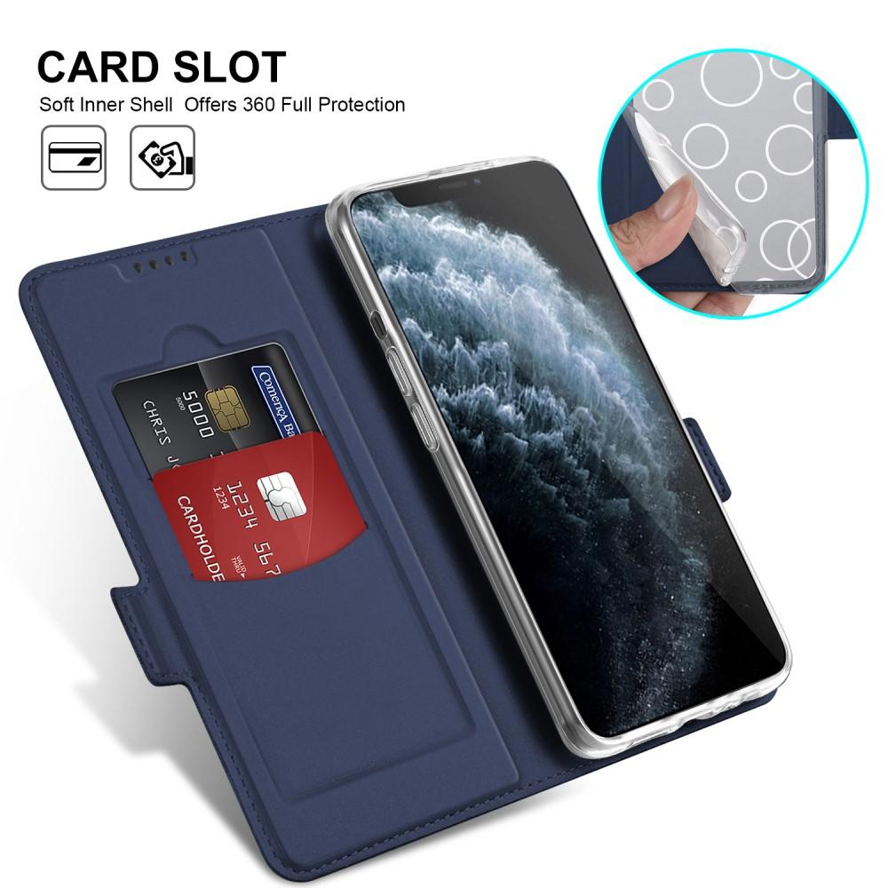 Slim Card Wallet iPhone 12/12 Pro sininen
