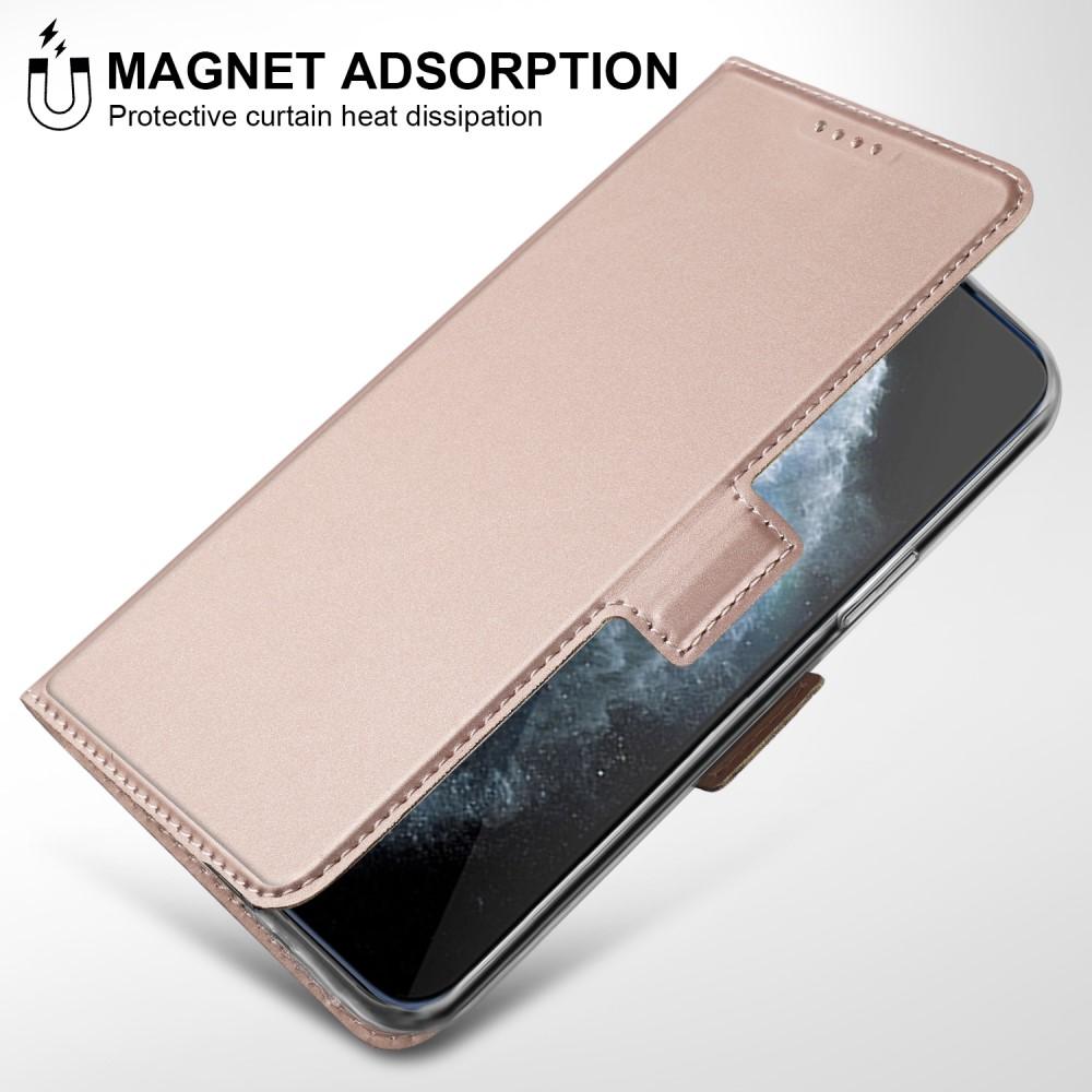 Slim Card Wallet iPhone 12/12 Pro ruusukulta