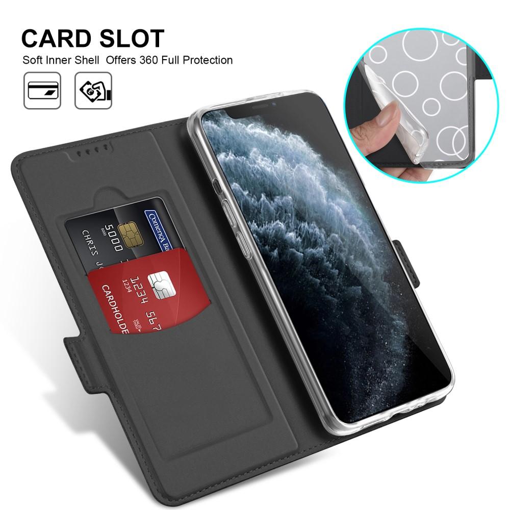 Slim Card Wallet iPhone 12/12 Pro musta