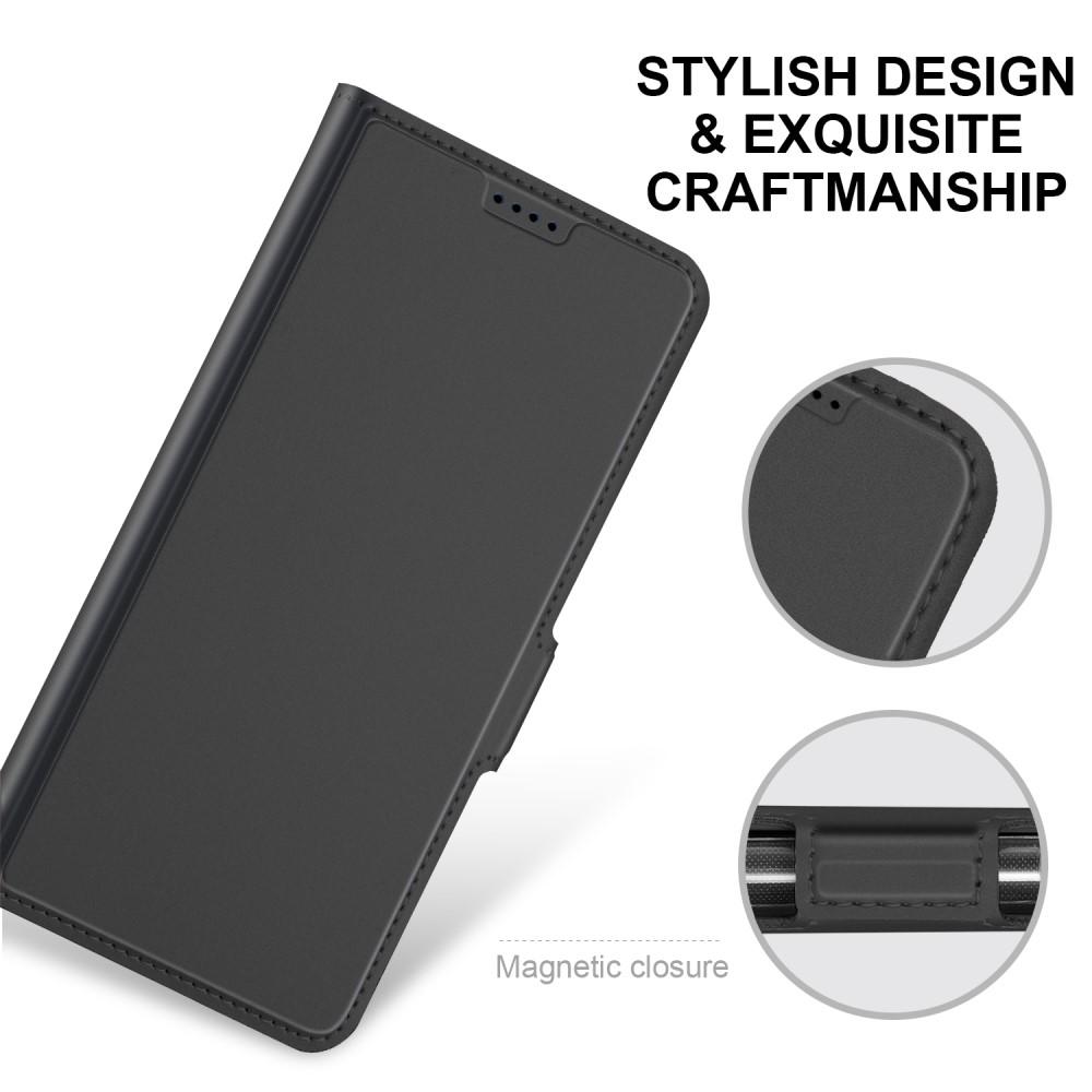 Slim Card Wallet iPhone 12/12 Pro musta