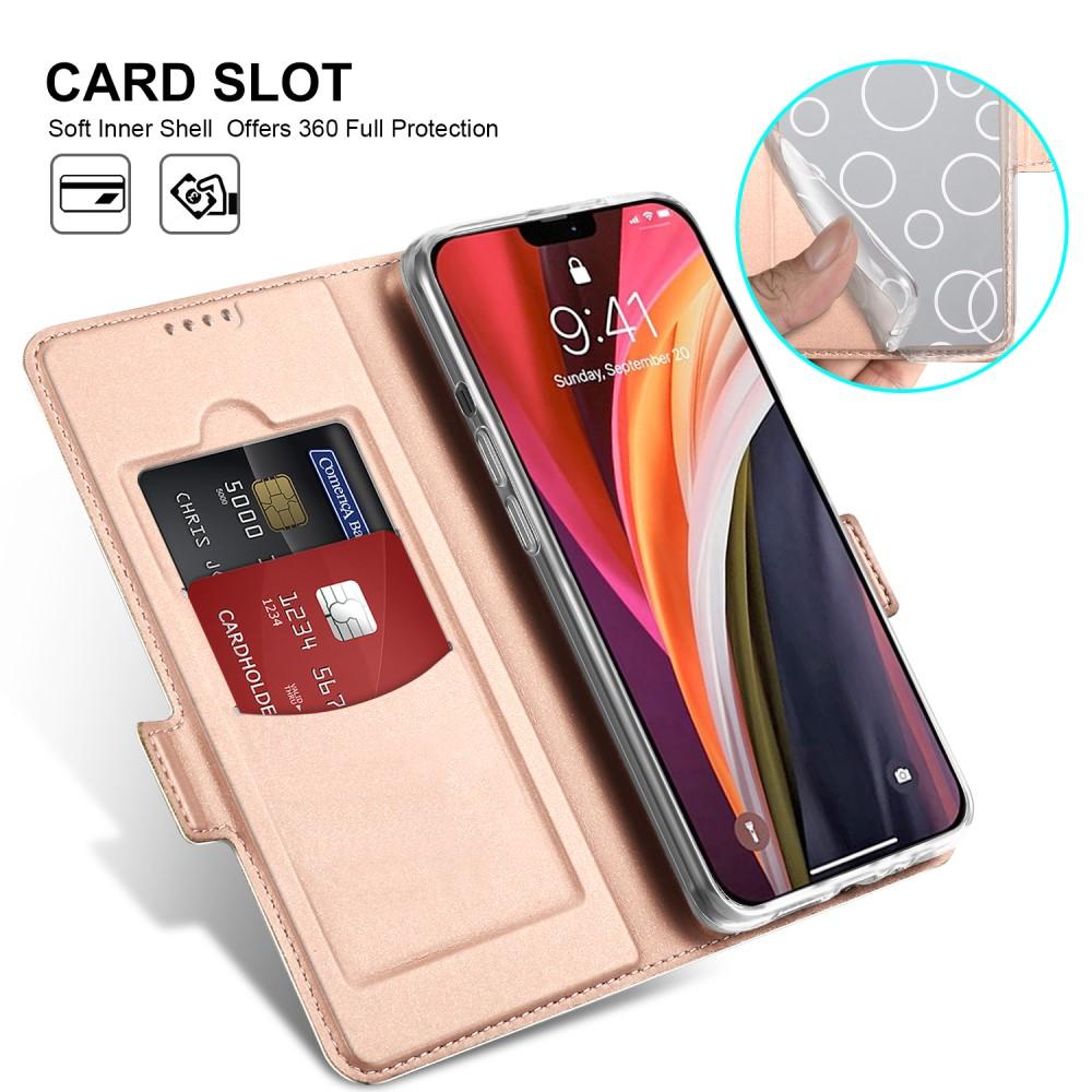 Slim Card Wallet iPhone 12 Pro Max ruusukulta