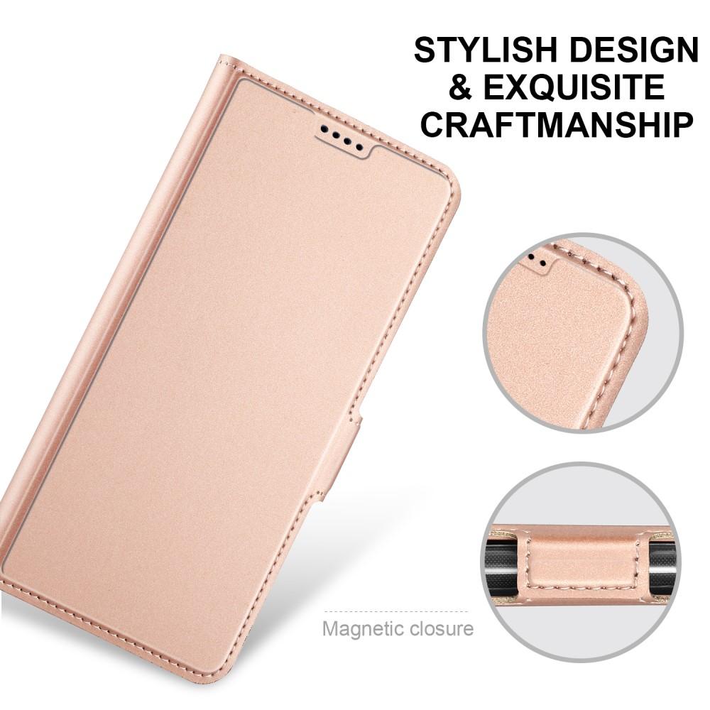 Slim Card Wallet iPhone 12 Pro Max ruusukulta