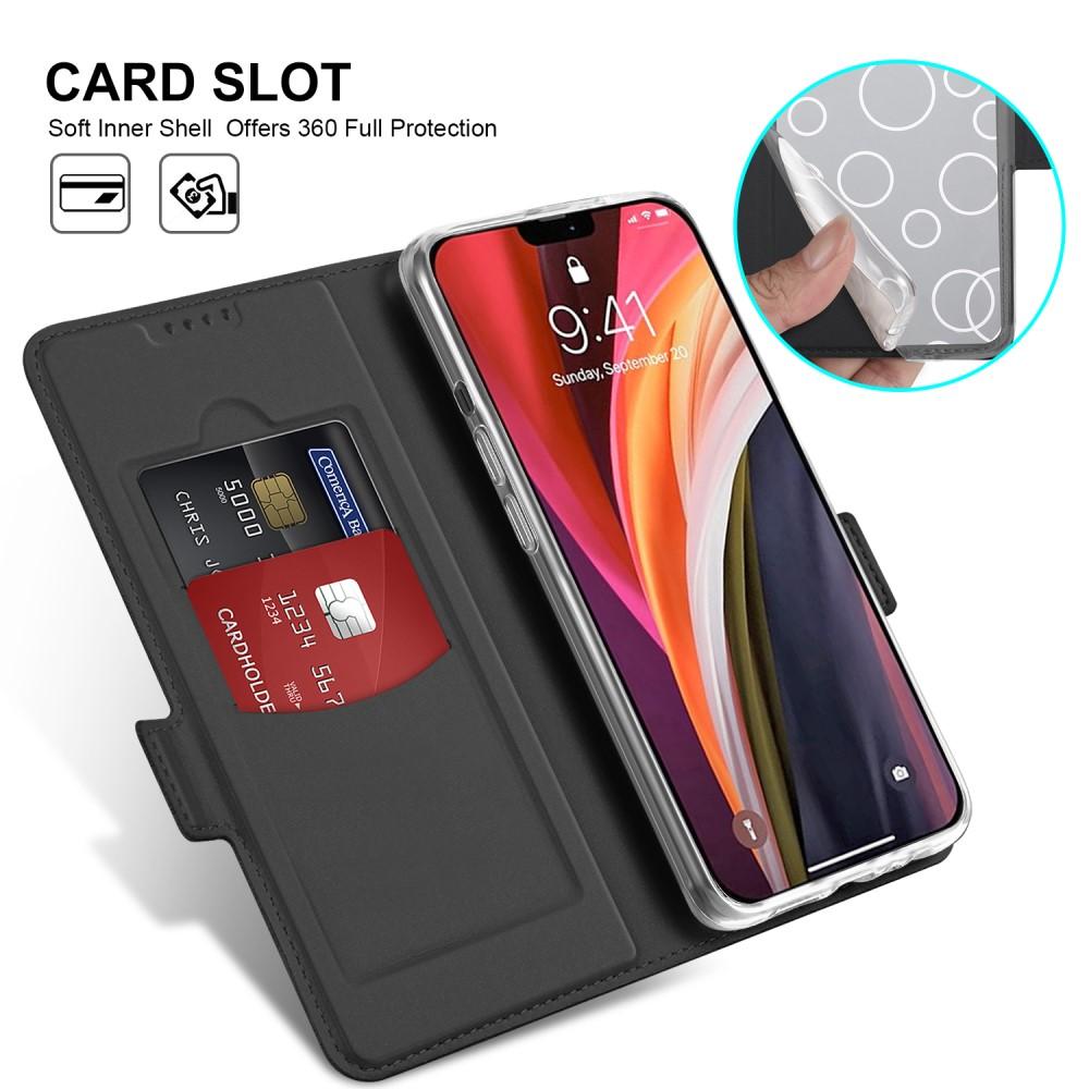 Slim Card Wallet iPhone 12 Pro Max musta