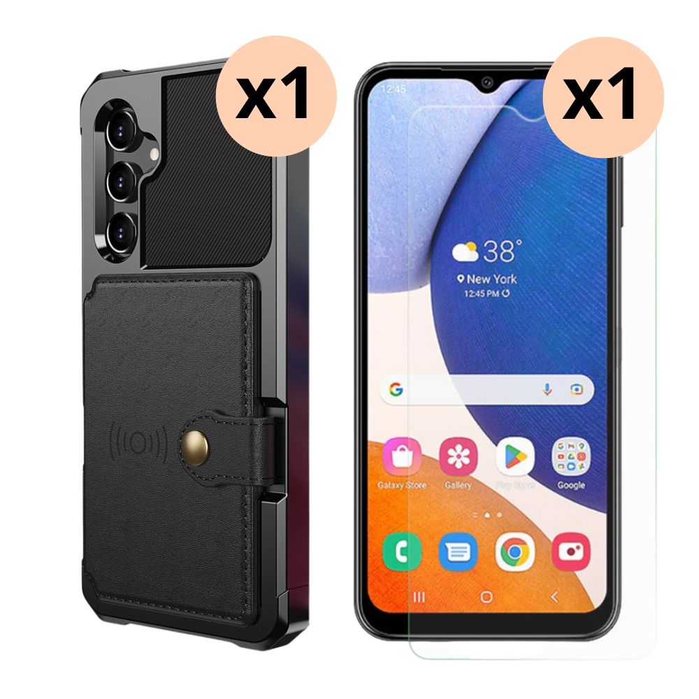 Samsung Galaxy A14 Kit Kuori Tough Multi-slot ja Näytönsuoja