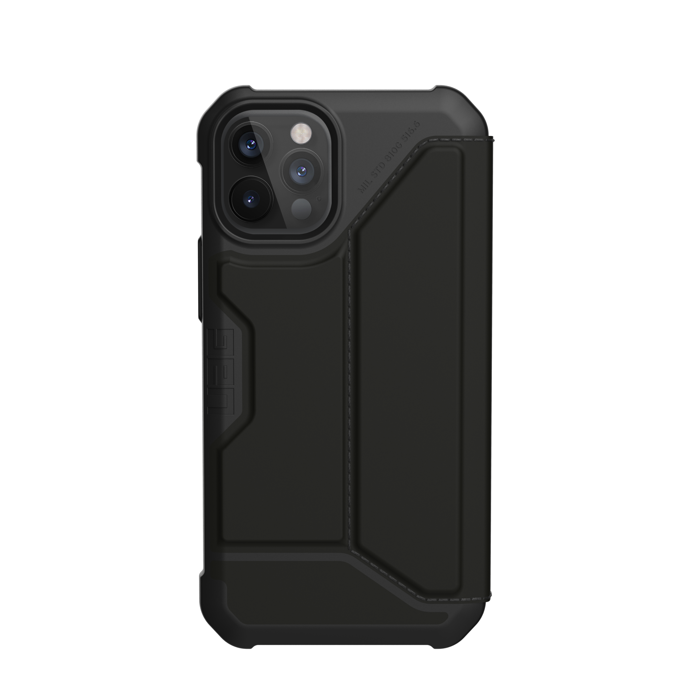 Metropolis Wallet Case iPhone 12/12 Pro Satin Black