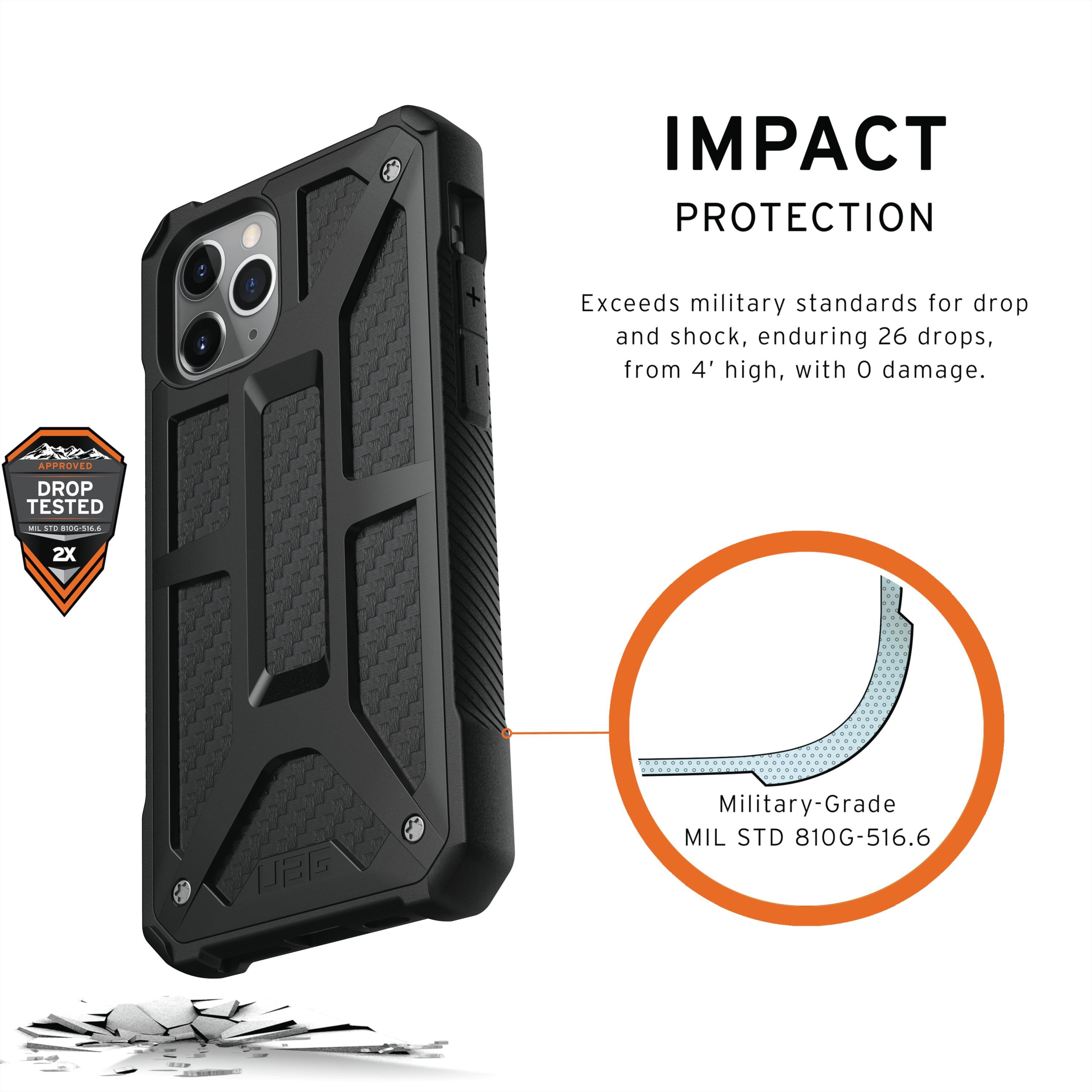 Monarch Series Case iPhone 11 Pro Carbon Fiber