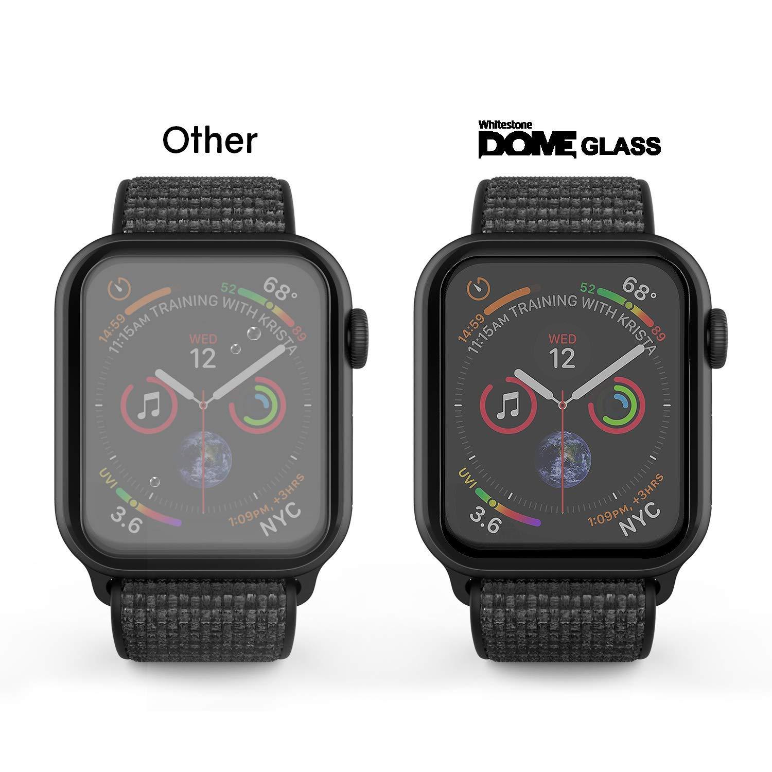 Dome Glass Screen Protector (2-pack) Apple Watch 44 mm Läpinäkyvä