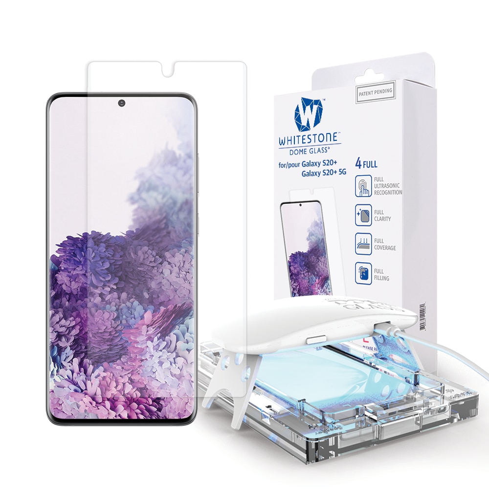 Dome Glass Screen Protector Samsung Galaxy S20 Plus Läpinäkyvä