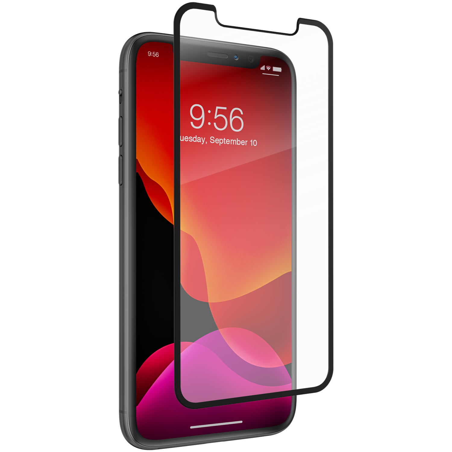 InvisibleShield Glass Elite iPhone X/XS Musta