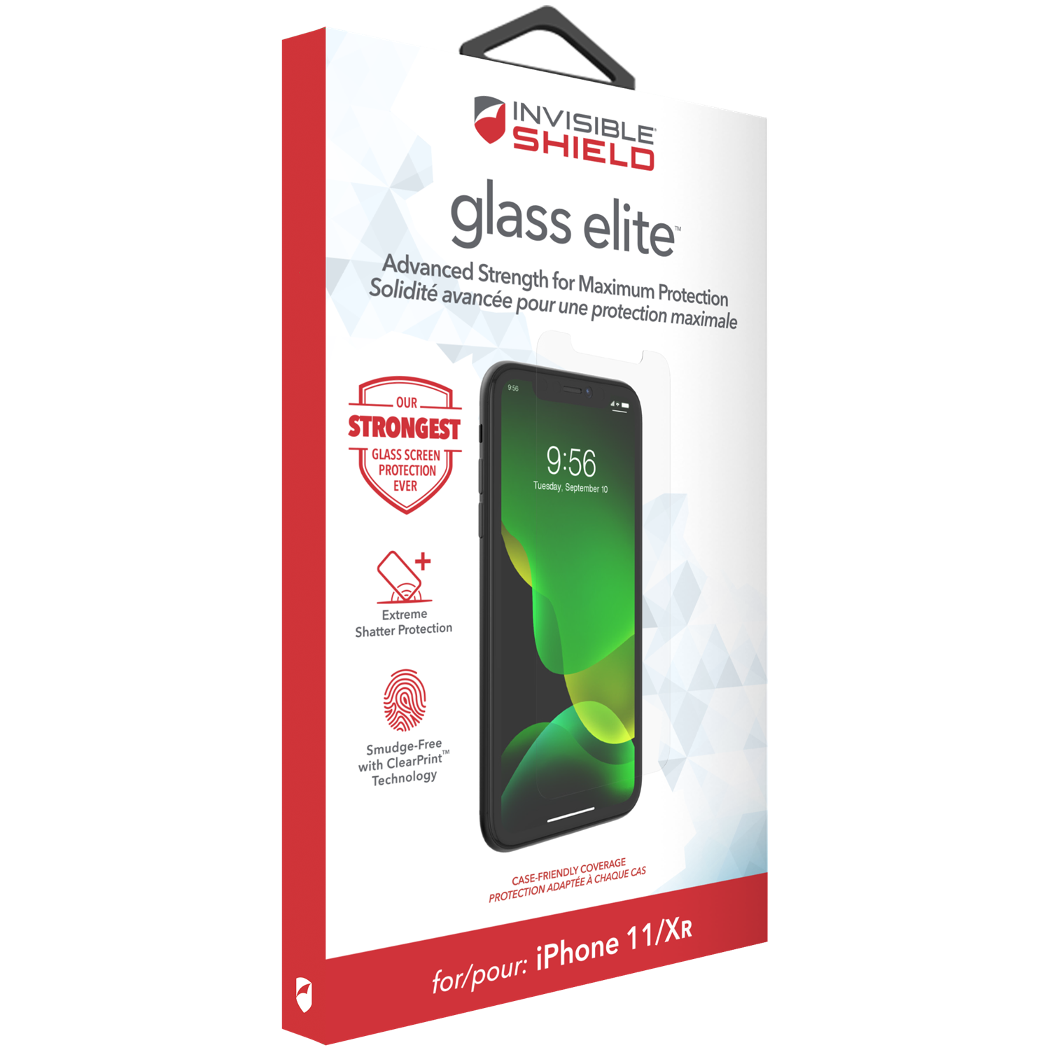 InvisibleShield Glass Elite iPhone 11 Läpinäkyvä