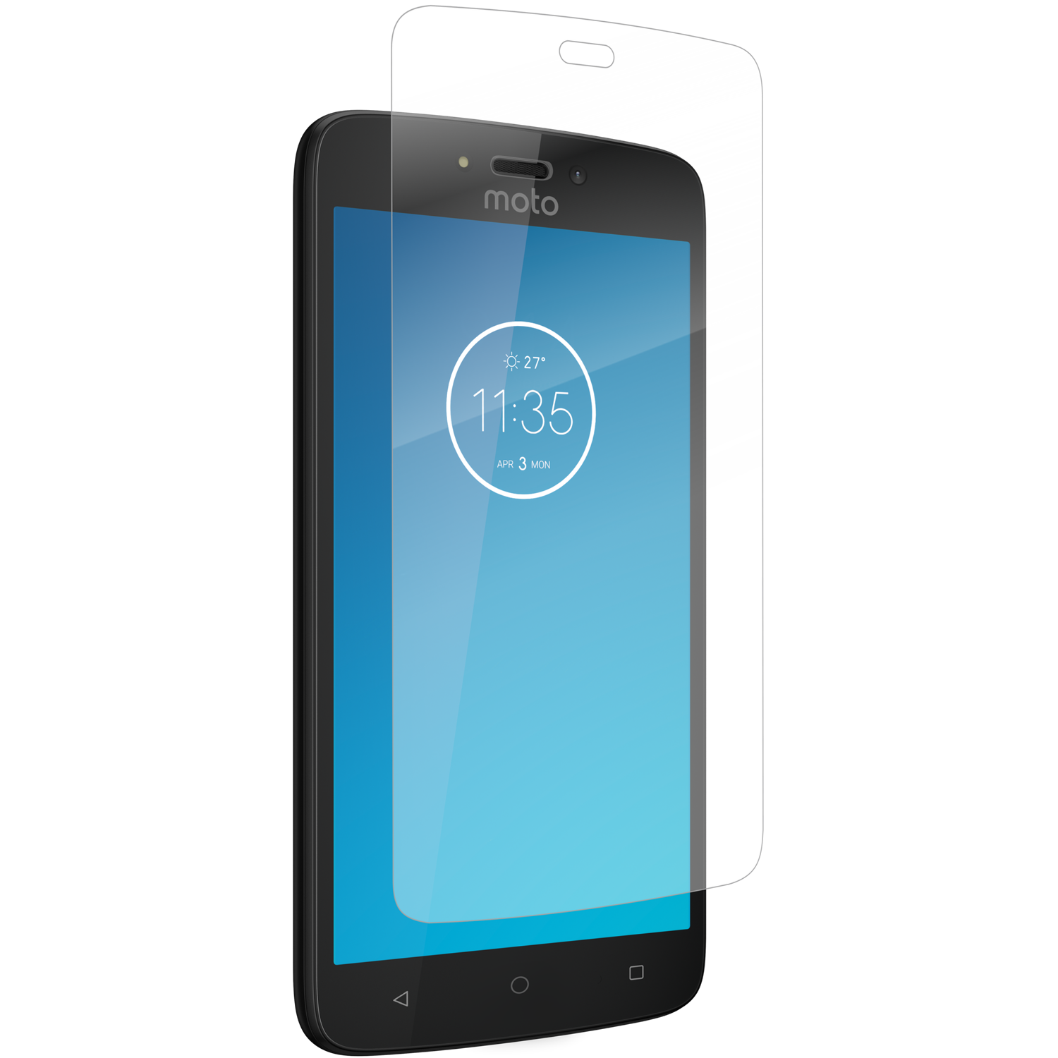 InvisibleShield Glass Plus Motorola Moto C Plus Läpinäkyvä