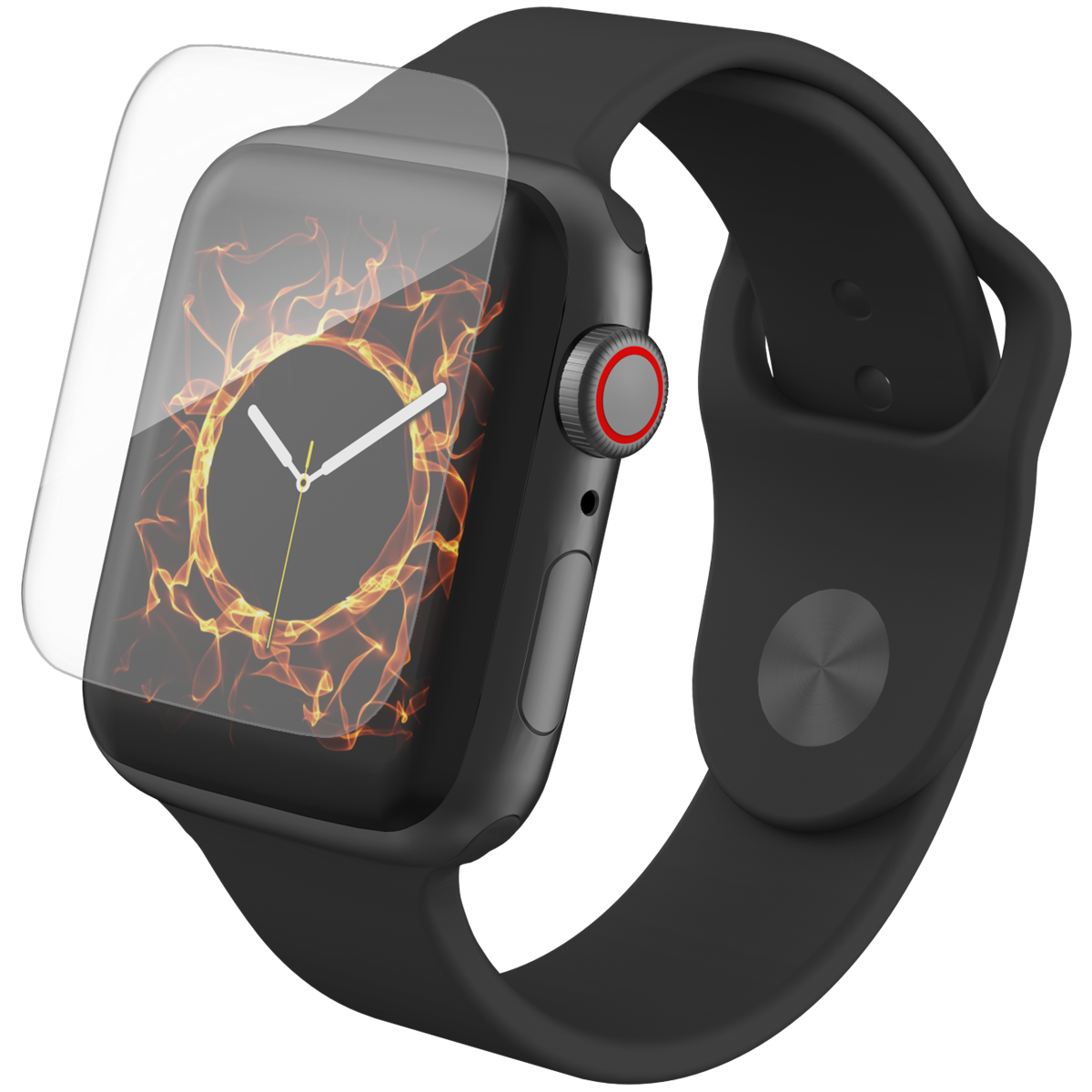InvisibleShield HD Screen Apple Watch 44 mm Läpinäkyvä