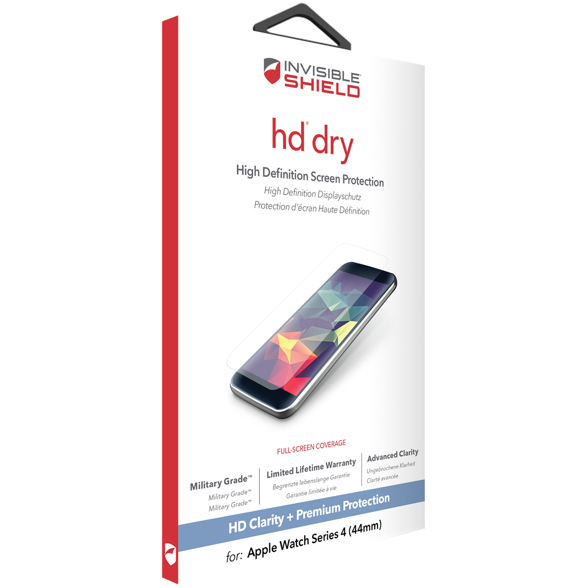 InvisibleShield HD Screen Apple Watch 44 mm Läpinäkyvä