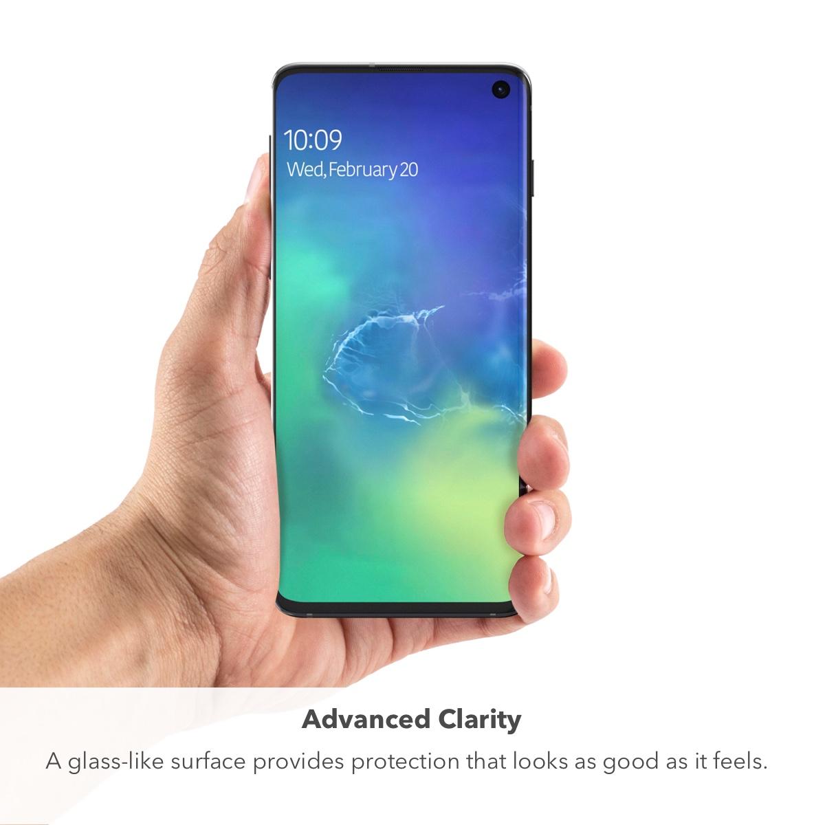 InvisibleShield Ultra Clear Screen Samsung Galaxy S10 Läpinäkyvä