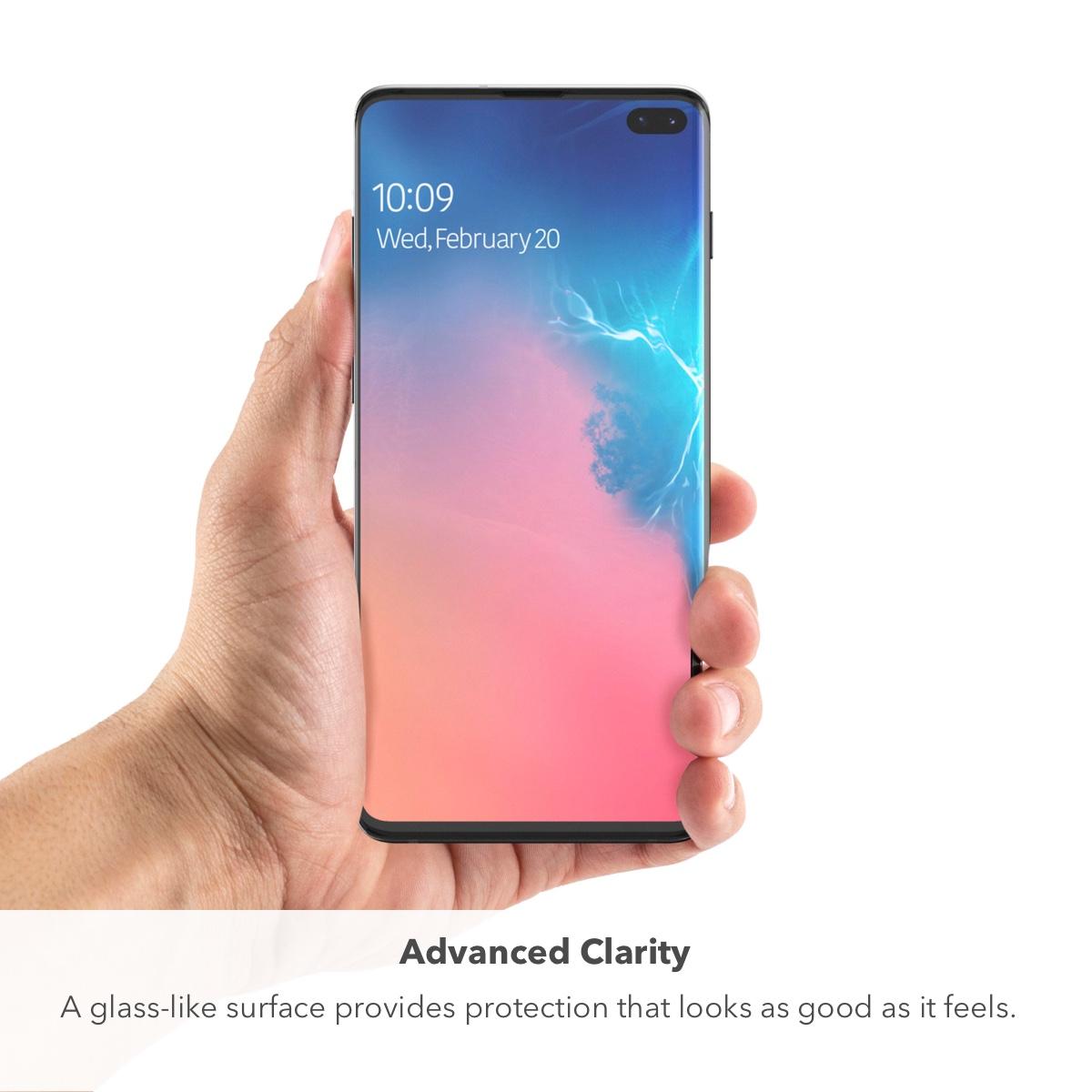 InvisibleShield Ultra Clear Screen Samsung Galaxy S10 Plus Läpinäkyvä