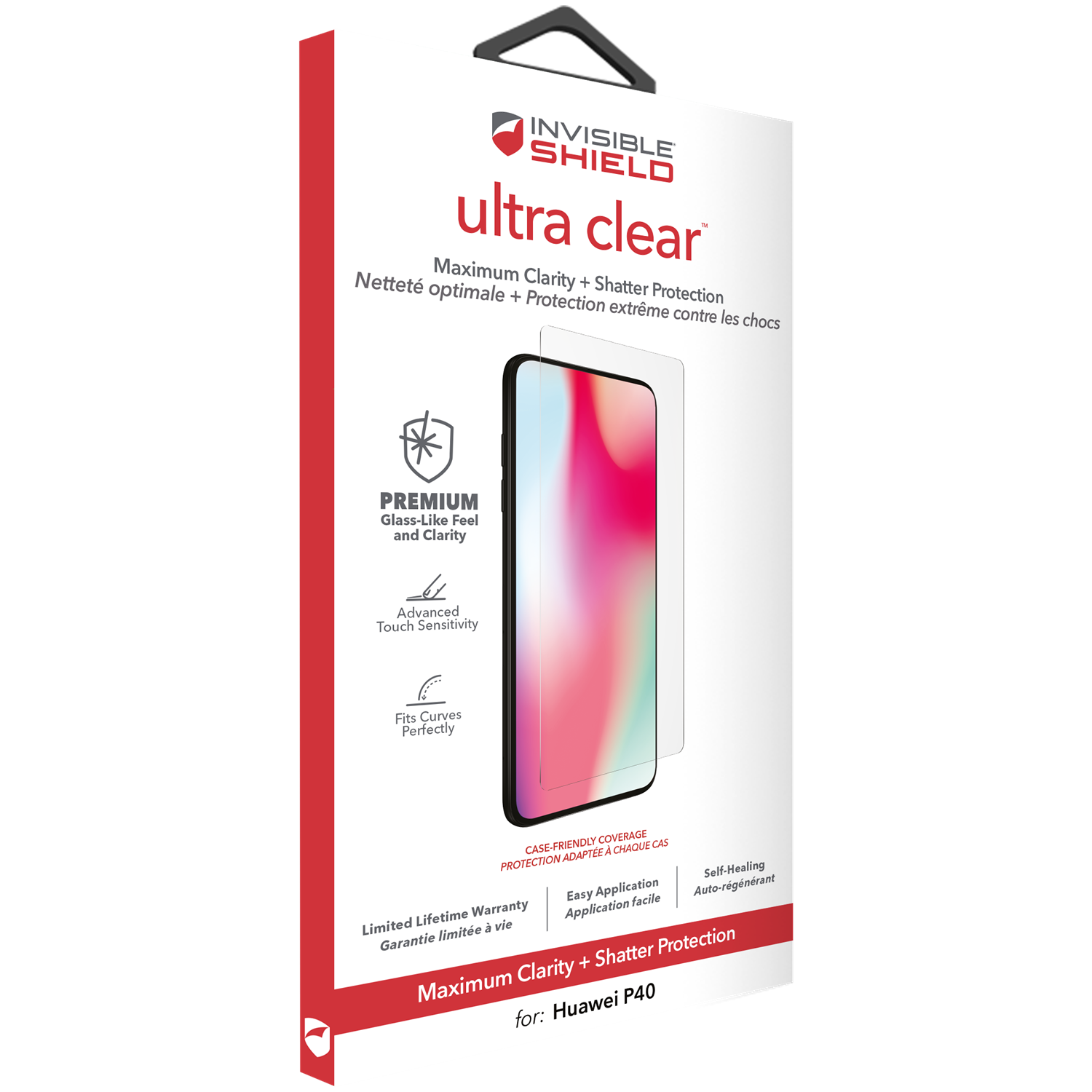 InvisibleShield Ultra Clear Screen Huawei P40 Läpinäkyvä